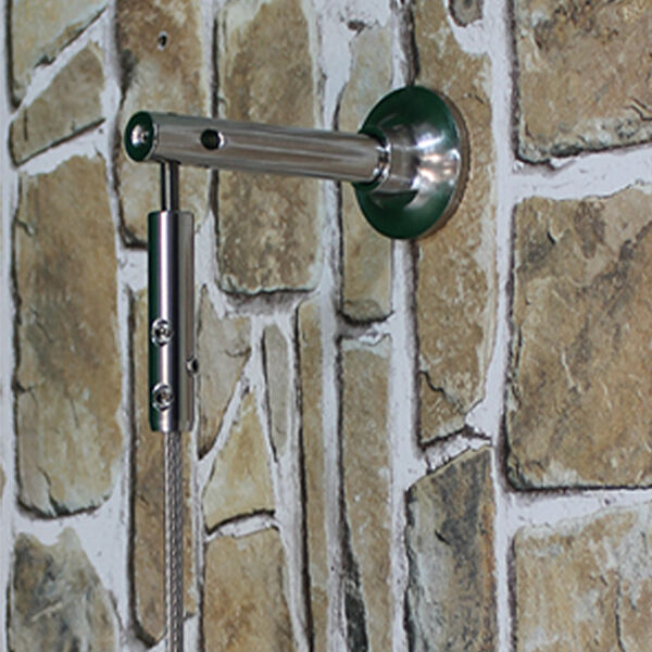 Wandhalterung 88mm Wandabstand mit Seilspanner Wandhalterung 88mm Wandabstand mit Seilspanner