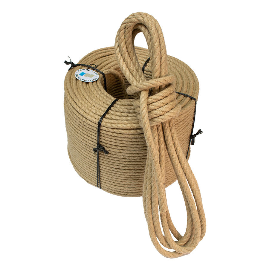 Nature Touch - Polyhanf (Spleitex) Tauwerk geschlagen, hanffarbig / 3,0 - 60mm ø Nature Touch - Polyhanf (Spleitex) Tauwerk geschlagen, hanffarbig / 3,0 - 60mm ø