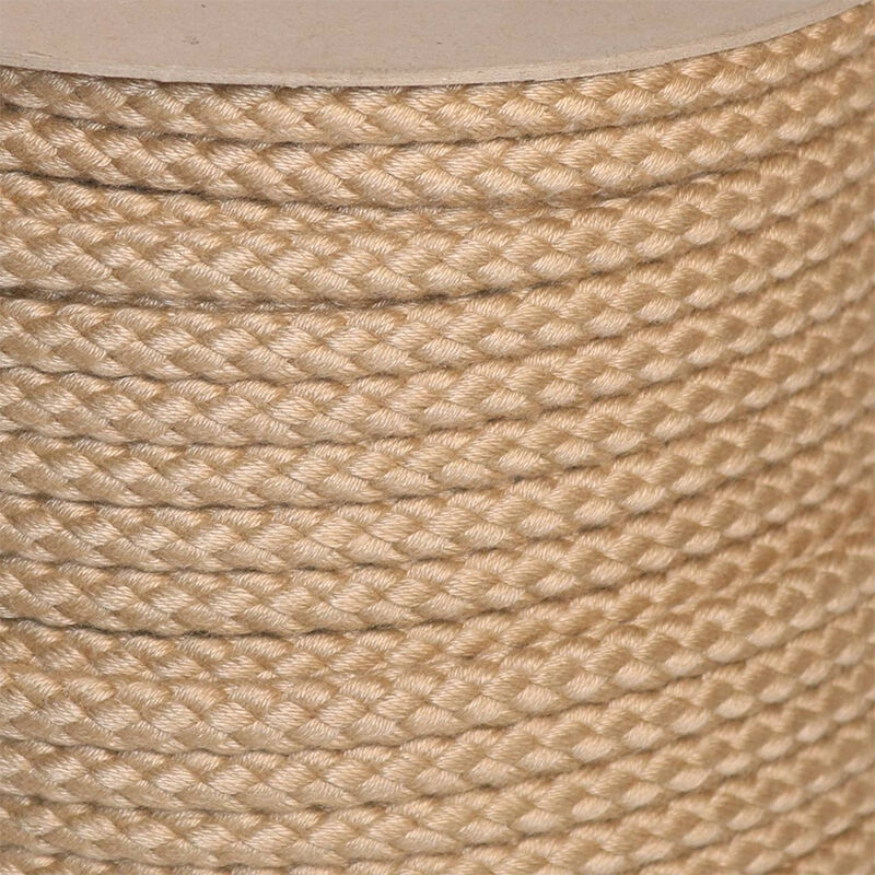 Nature Touch Polyhanf Tauwerk, hanffarbig / 6mm ø, geflochten - 100mtr. Rolle | Hamburger Tauwerk Fabrik – Beste Qualität seit 1901. Jetzt online kaufen