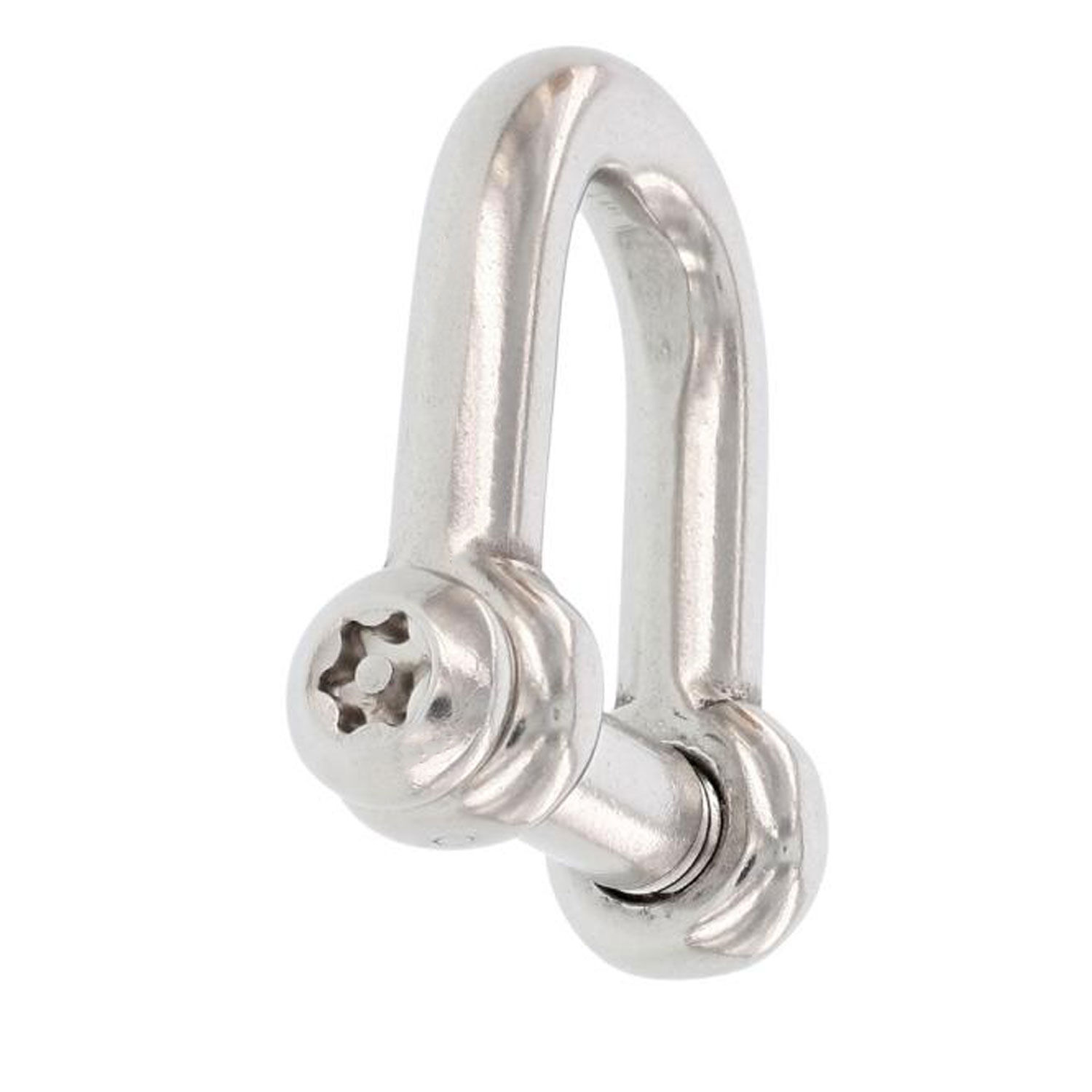 Round Shackle "Secur" with TX+Pin / M5, Stainless Steel A4-AISI 316 Round Shackle "Secur" with TX+Pin / M5, Stainless Steel A4-AISI 316
