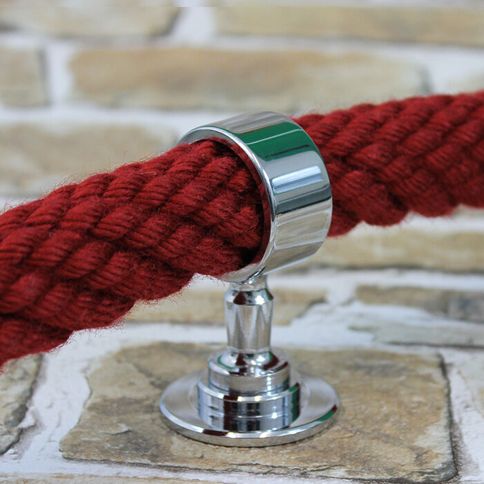 Seilträger - verchromt glänzend für 30mm Handlaufseile | Hamburger Tauwerk Fabrik – Beste Qualität seit 1901. Jetzt online kaufen