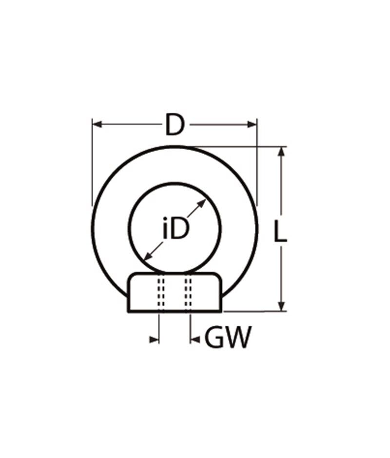 Ringmutter M8, gegossen ähnl. DIN 582 in Edelstahl. Vielseitig einsetzbar in Industrie, Bauwesen, Outdoor, Schiffbau und DIY-Projekten. Jetzt kaufen!