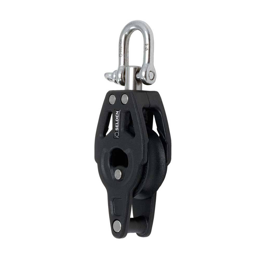EinscheibigMitUnterbügelundWirbel Seldén BBB30 Single Sheave Ball Bearing Block with Swivel and Becket