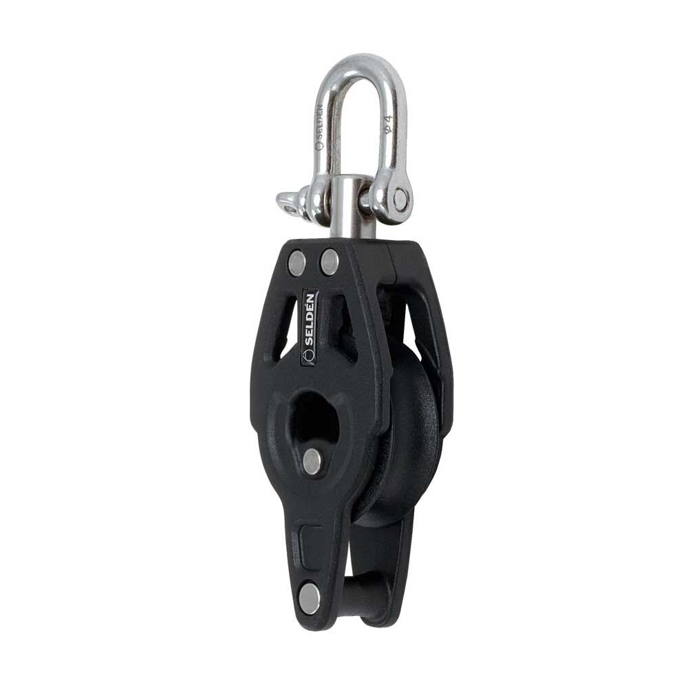 EinscheibigMitUnterbügelundWirbel Seldén BBB Einscheibiger Kugellager-Block mit Wirbel und Unterbügel