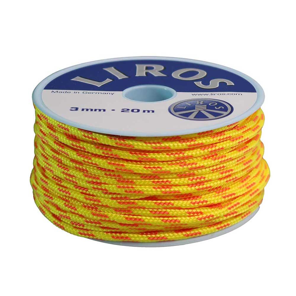 Hochwertige 3mm Trimmleine auf 20m Spule, 16-fach geflochten mit Polyesterkern. Abriebfest & langlebig – ideal für Jollen, Boote & DIY