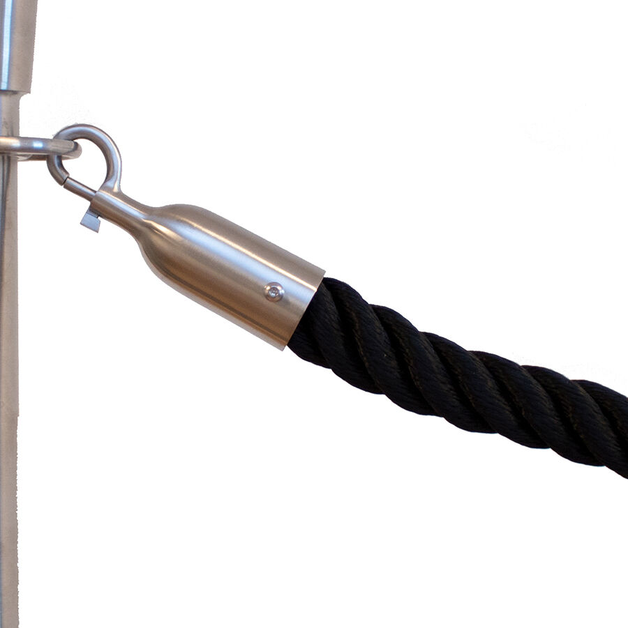 Handlaufseil - Soft Touch Schwarz Handlaufseil/Absperrseil - Soft Touch in Schwarz / Länge nach Maß