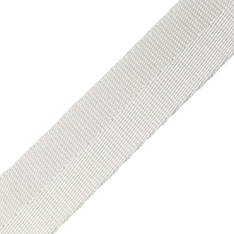 Polyester Webbing, Twill Weave 20.0 mm Wide / 100m Spool / Black Polyester Webbing, Twill Weave 20.0 mm Wide / 100m Spool / Black