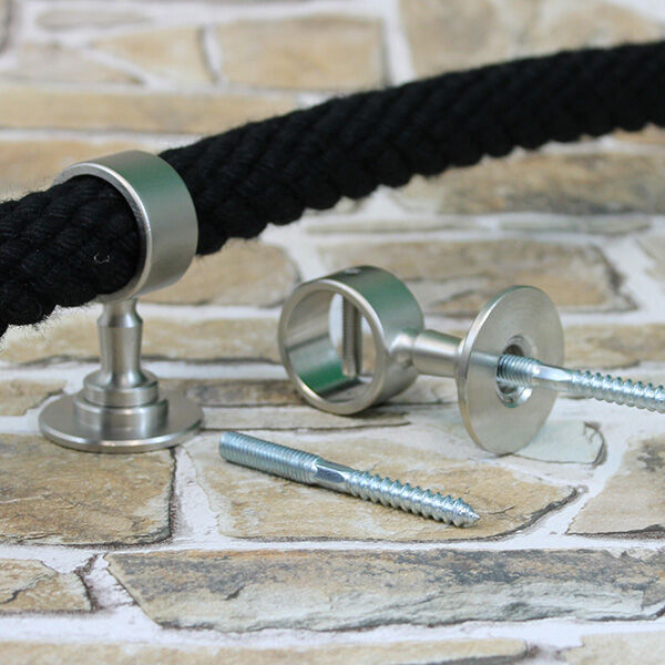 Handlaufseil - Classic Touch Schwarz Handlaufseil/Absperrseil - Classic Touch in Schwarz / Länge nach Maß