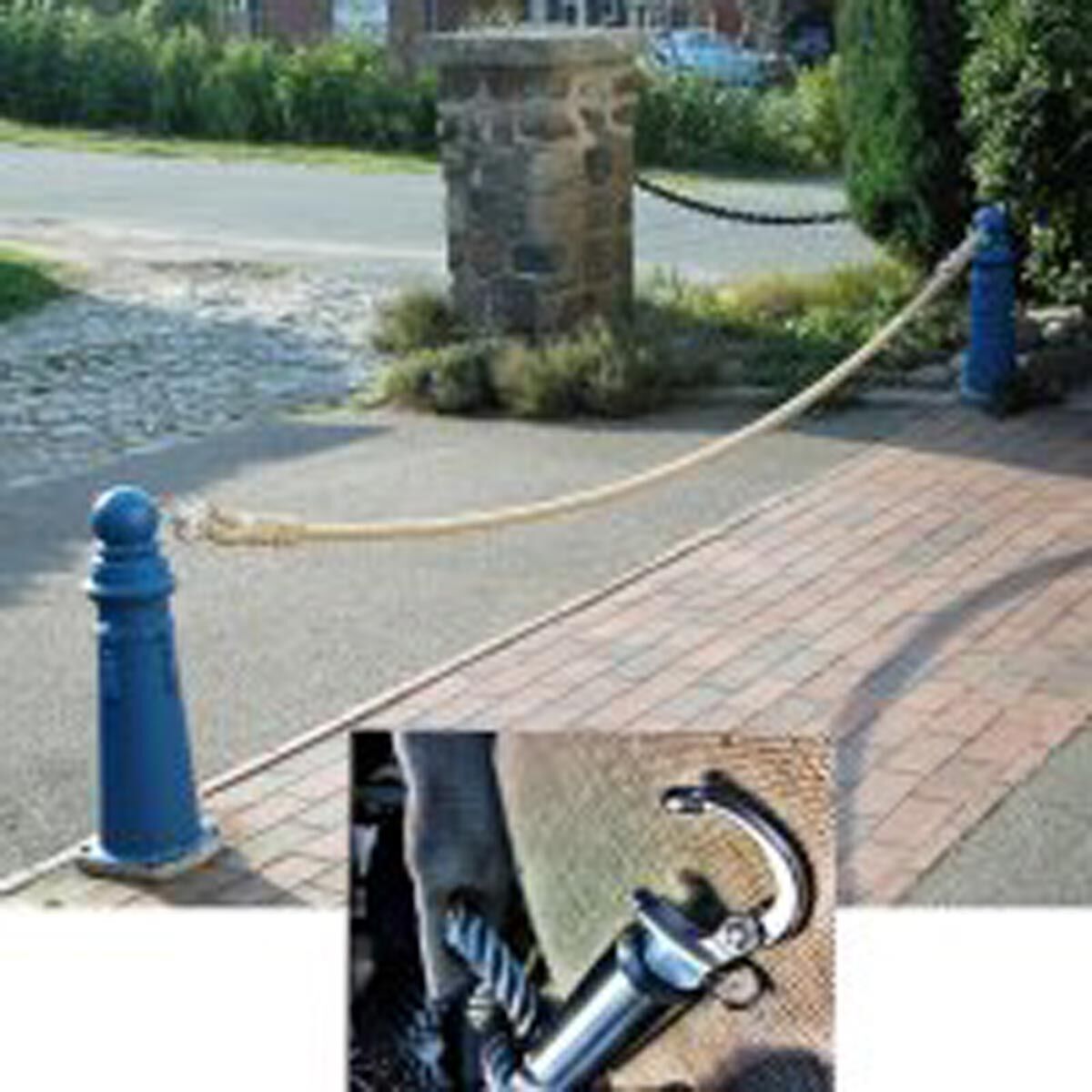 Absperrseil für Einfahrten, Garagen, PKW & Grundstück Absperrseil für PKW-Einfahrten