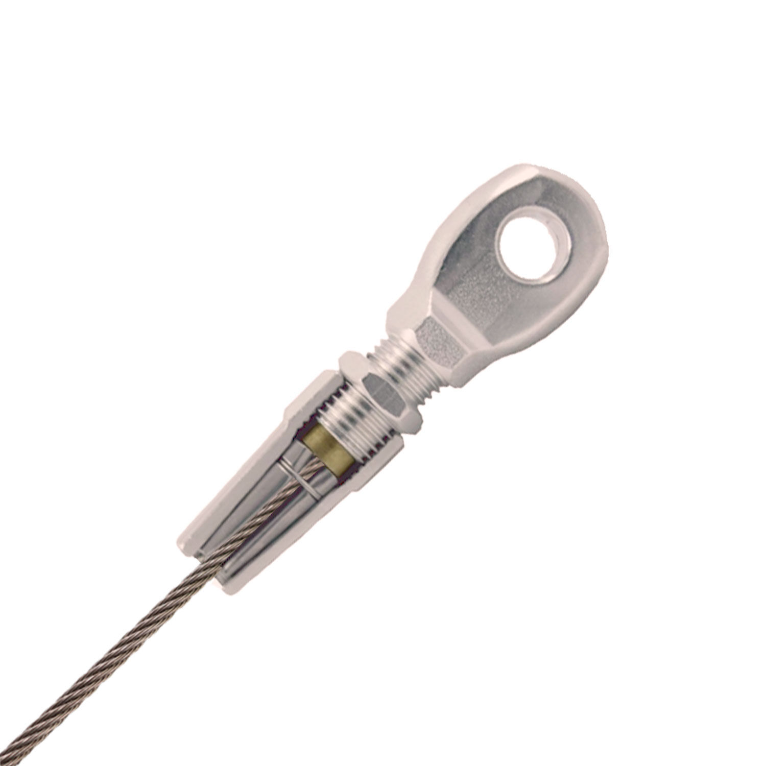 DIY Montage - Augterminal für 4,0 - 8,0mm Drahtseil DIY Montage - Augterminal für 4,0 - 8,0mm Drahtseil