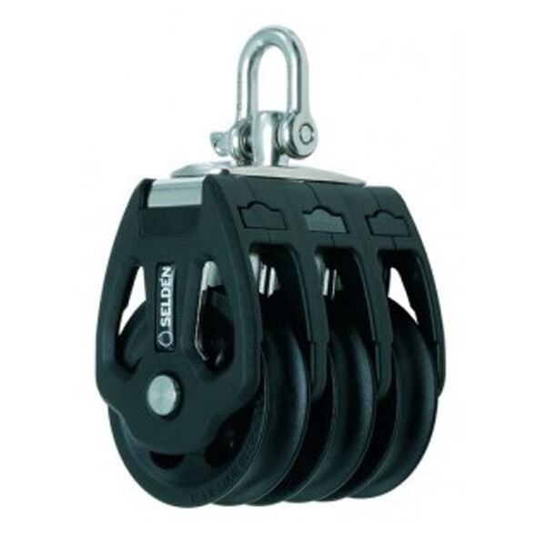 Seldén PBB50 Dreischeibiger Gleitlager-Block mit Wirbel / 50mm Scheibe Seldén PBB50 Dreischeibiger Gleitlager-Block mit Wirbel / 50mm Scheibe | Hamburger Tauwerk Fabrik – Beste Qualität seit 1901. Jetzt online kaufen