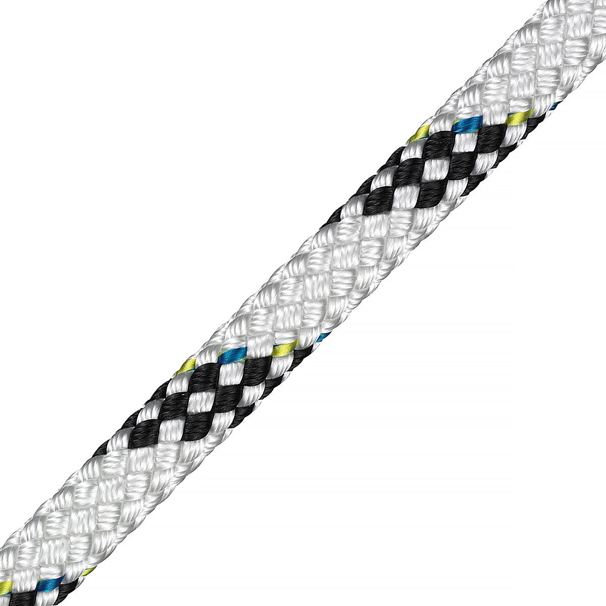Verjüngte Rollreffleine mit Dyneema® SK78 Kern und Polyester-Mantel. Optimaler Grip auf der Winsch, geringe Dehnung und leichtes Rollen unter Last.
