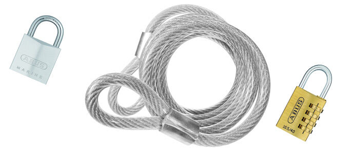 Möbelsicherungs-Drahtseil 1mm/1,5mm / beidseitig mit Schlaufe / Länge 0,7mtr aus der Hamburger Tauwerk Fabrik - Est. 1901 ✓ Made in Germany ✓ Top Qualität ➤ Jetzt kaufen!
