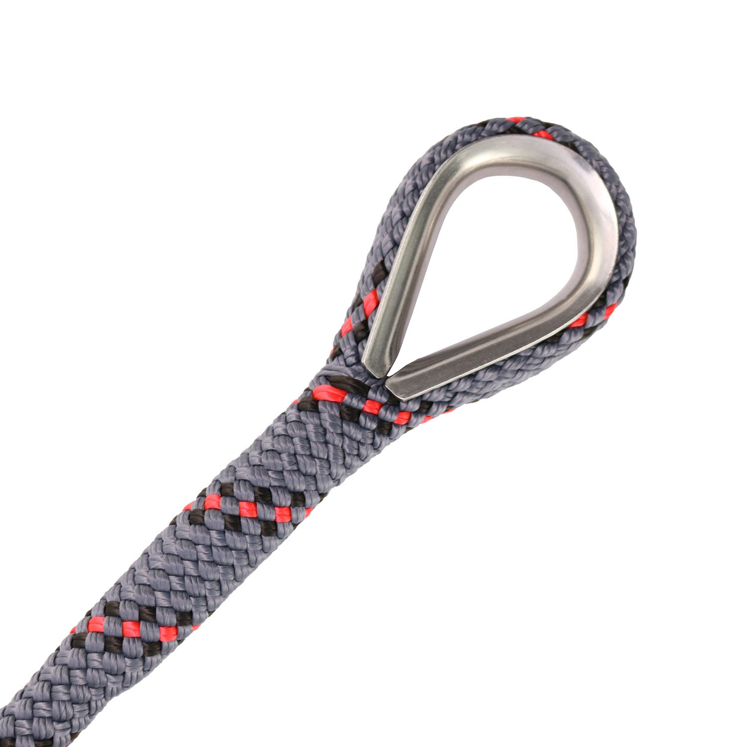 LIROS Handy Elastic 12mm / Bruchlast 3900daN / Dunkelgrau mit Kennfaden | Hamburger Tauwerk Fabrik – Beste Qualität seit 1901. Jetzt online kaufen