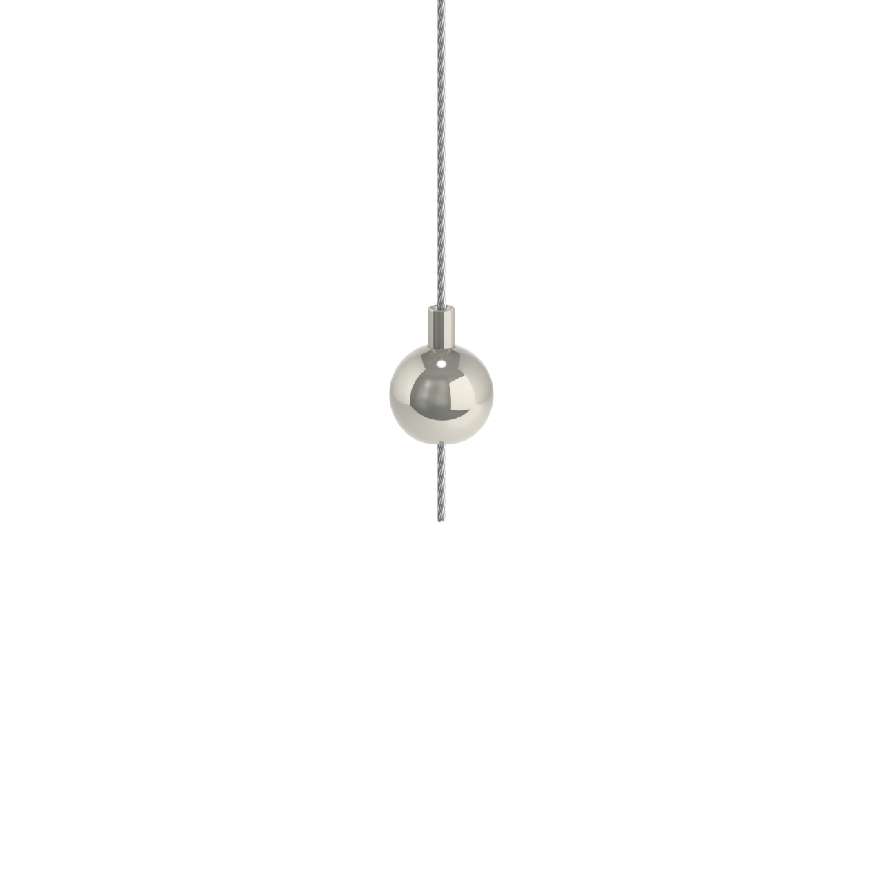 Drahtseilhalter/Kugel-Gripper Typ12 / vernickelt Drahtseilhalter/Kugel-Gripper Typ12 / vernickelt