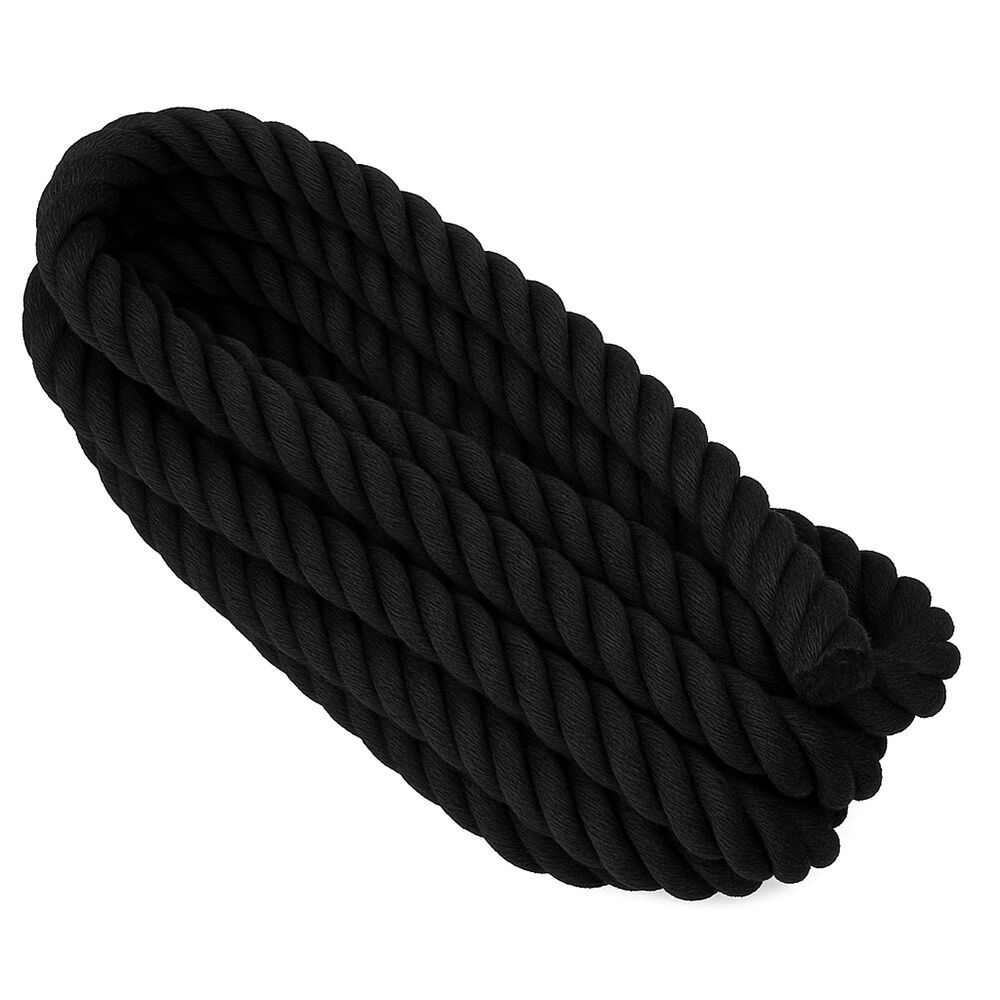 Handlaufseil/Absperrseil - Soft Touch in Schwarz / Länge nach Maß Handlaufseil/Absperrseil - Soft Touch in Schwarz / Länge nach Maß