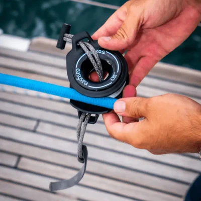 EasySea Olli™ - Snatchblock – aufklappbarer Umlenkblock mit Dyneema Loop