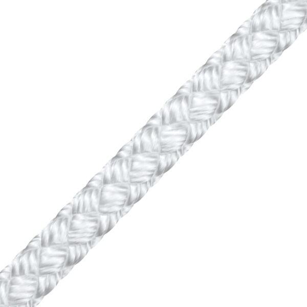 Perlon (PA) Flechtschnur 8,0mm / 8-fach geflochten / Weiß / 100mtr Spule Perlon (PA) Flechtschnur 8,0mm / 8-fach geflochten / Weiß / 100mtr Spule