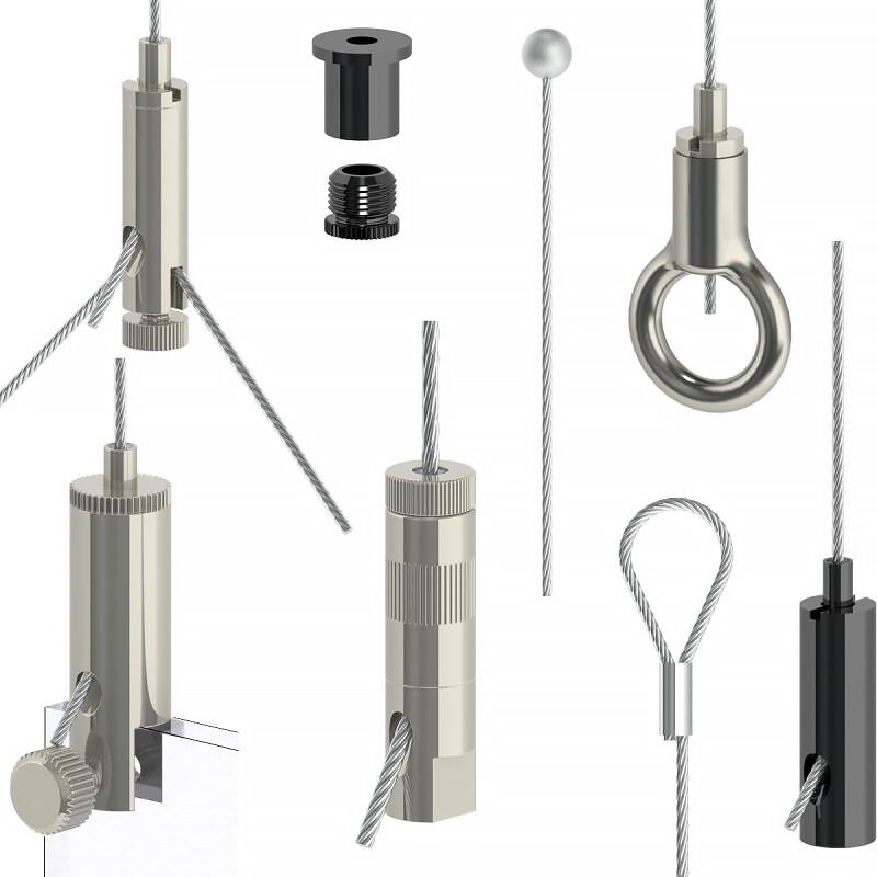 Drahtseilhalter & Befestigungen