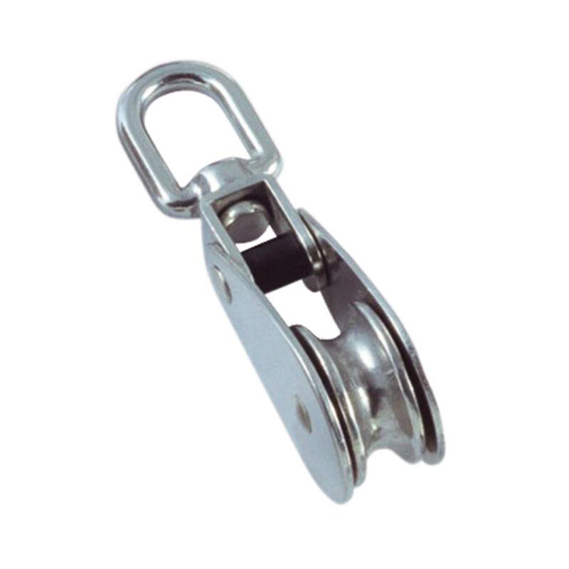 Edelstahl Block mit Rolle / Einfach mit Wirbel Edelstahl Block mit Rolle / Einfach mit Wirbel