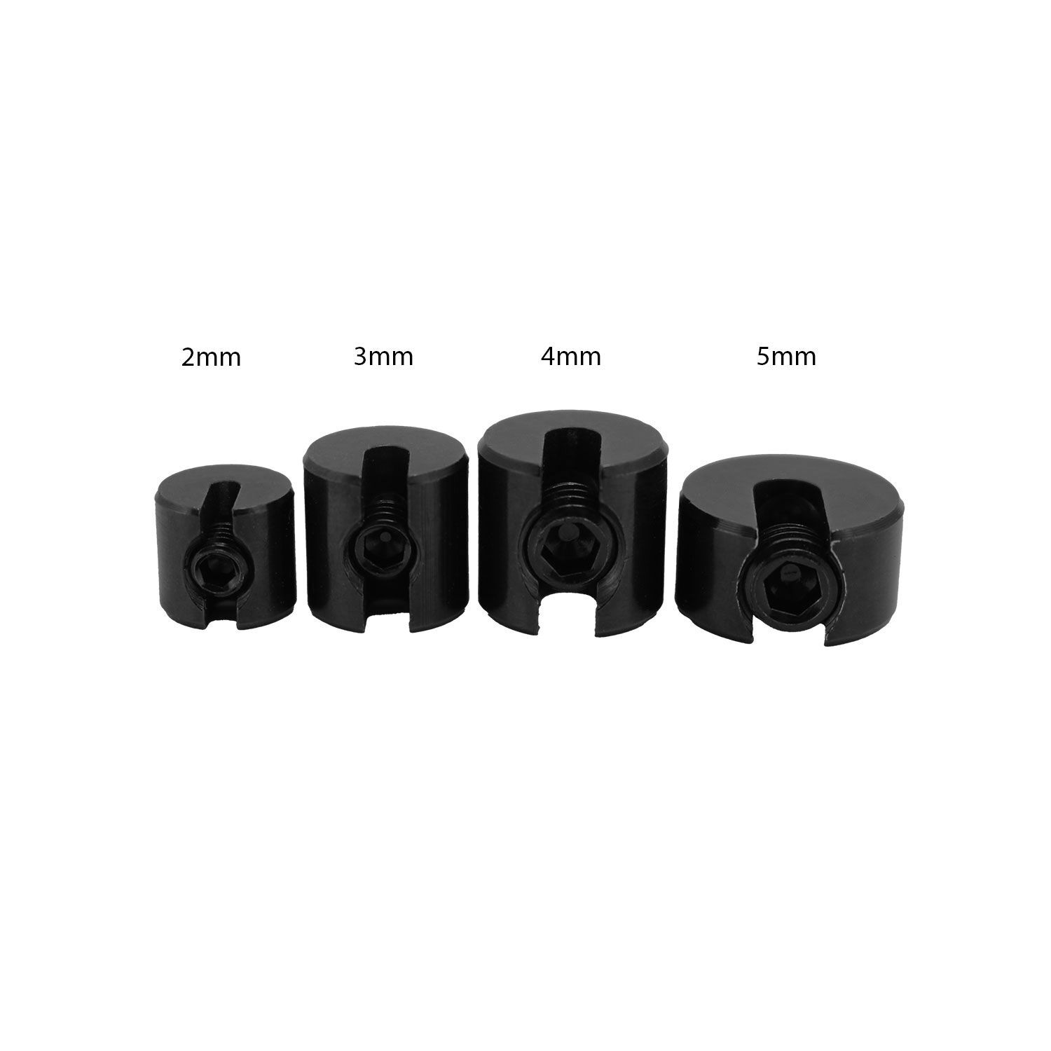 Klemmstopper / Klemmring, 1teilig für 5mm Drahtseil / Edelstahl V4A / PVD Schwarz | Hamburger Tauwerk Fabrik – Beste Qualität seit 1901. Jetzt online kaufen