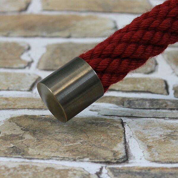 Seilendkappe - bronziert für 30mm Handlaufseil/Absperrseil Seilendkappe - bronziert für 30mm Handlaufseil/Absperrseil