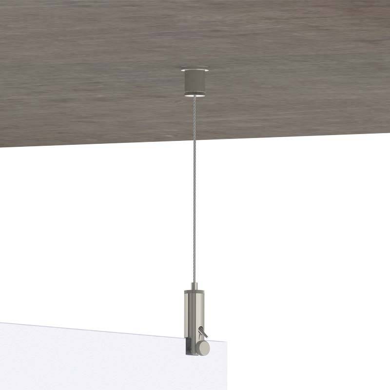 Suspension Set with Display Gripper, Wire Rope 1.5mm / Length 1500mm Suspension Set with Display Gripper, Wire Rope 1.5mm / Length 1500mm
