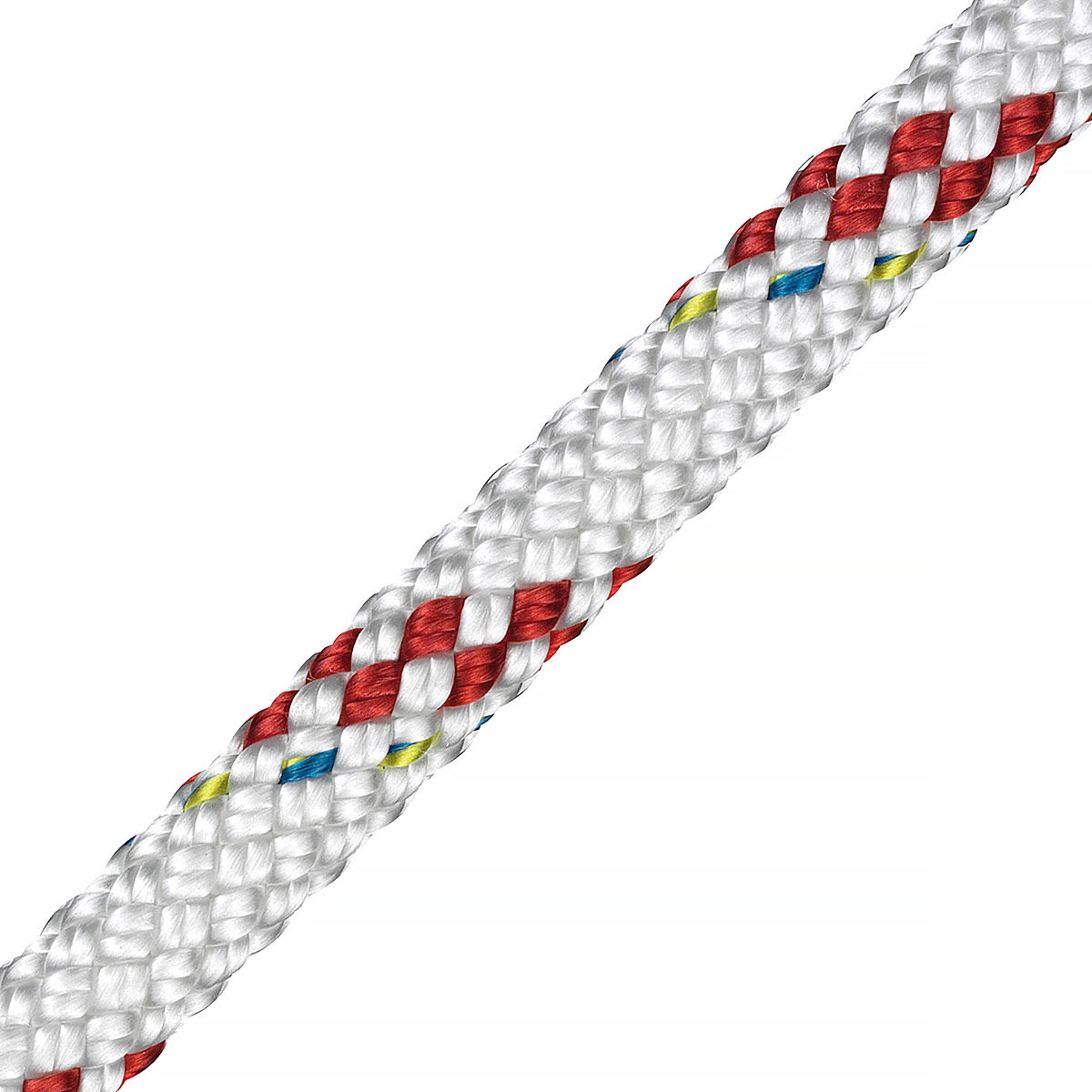 Aramid Leine 6,0mm / Weiß-Rot / 200mtr Spule aus der Hamburger Tauwerk Fabrik - Est. 1901 ✓ Made in Germany ✓ Top Qualität ➤ Jetzt kaufen!