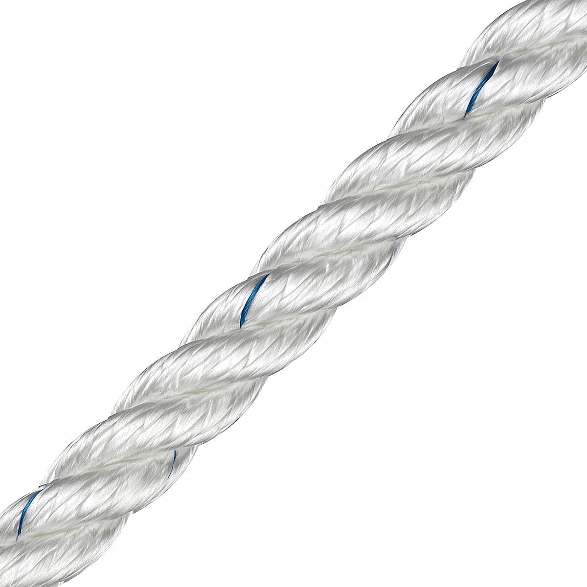 Polyester Rope Twisted 6mm / Breaking Load 800daN / White / By The Meter