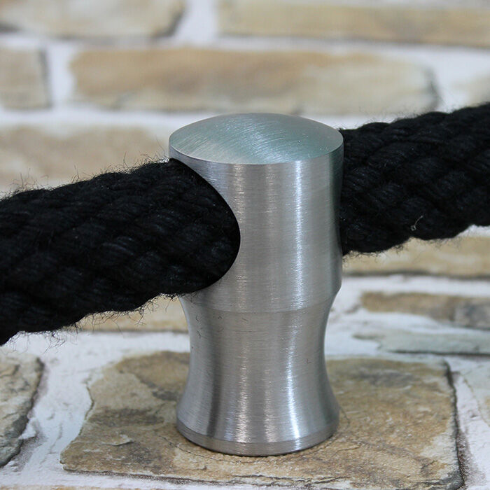 Seilträger "New Line" - Edelstahl matt für 30mm Handlaufseile Seilträger "New Line" - Edelstahl matt für 30mm Handlaufseile