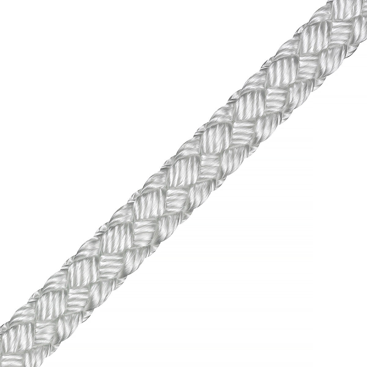 Polyester (PES) Braided Cord 4.0mm / 500m Spool / White | Hamburger Tauwerk Fabrik – Top Quality since 1901. Shop now