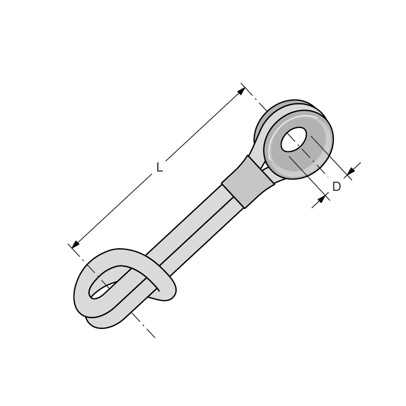 Antal Low Friction Rings mit Dyneema Loop