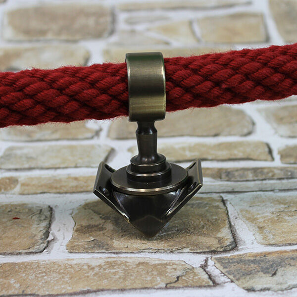 Innenecktraeger Rope railings, end caps & fittings / Bronze finish