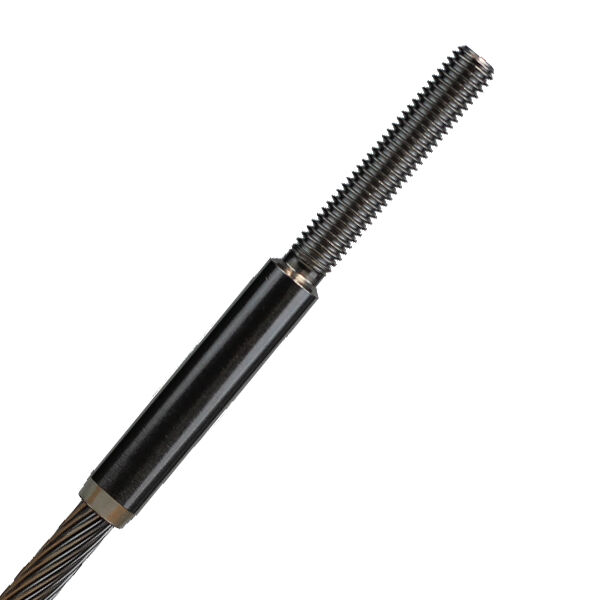 Mini Gewinde-Walzterminal für 1,5 - 10mm Drahtseil / Rechtsgewinde
