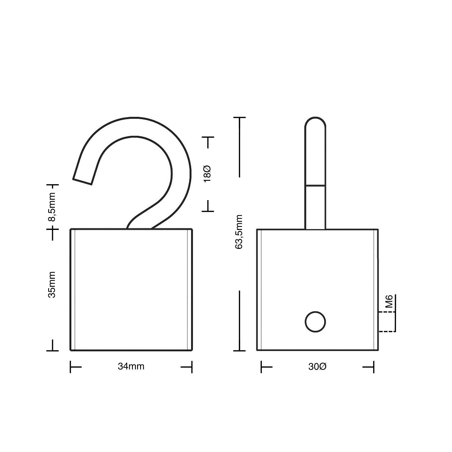 Seilendkappe mit Haken - Edelstahl matt für 30mm Handlaufseil/Absperrseil | Hamburger Tauwerk Fabrik – Beste Qualität seit 1901. Jetzt online kaufen