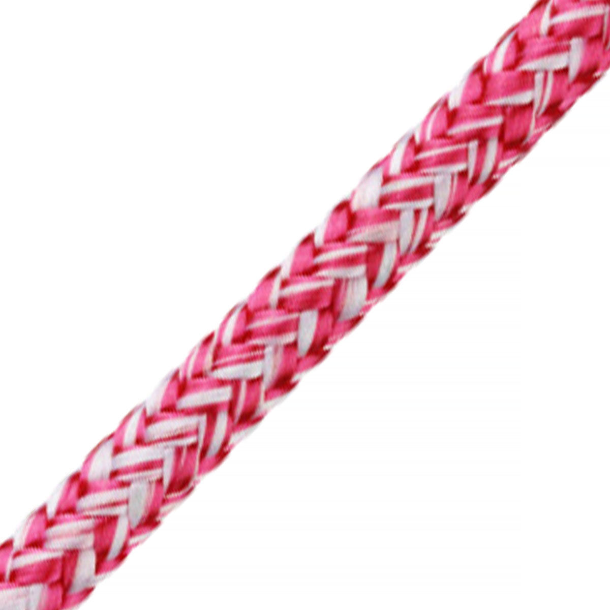 LIROS Magic Pro 5,0mm Meterware / 16-fach geflochten / Bruchlast 1250daN / Weiß-Pink