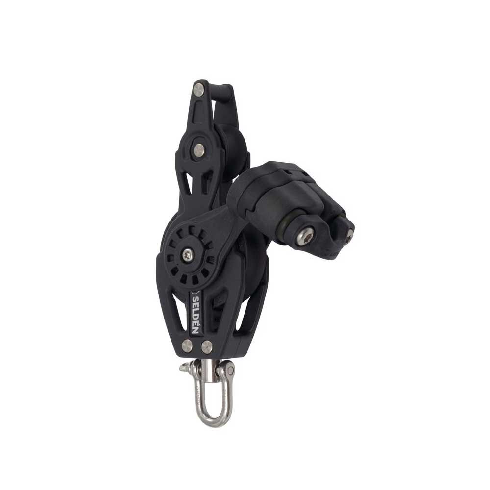 ViolinblockmitWirbelUnterbügelundKlemme Seldén BBB Kugellager-Violinblock mit Wirbel, Unterbügel und Klemme