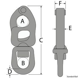 Tylaska Schnappschäkel T12 - Standard Auge / Bruchlast 5440Kg | Hamburger Tauwerk Fabrik – Beste Qualität seit 1901. Jetzt online kaufen
