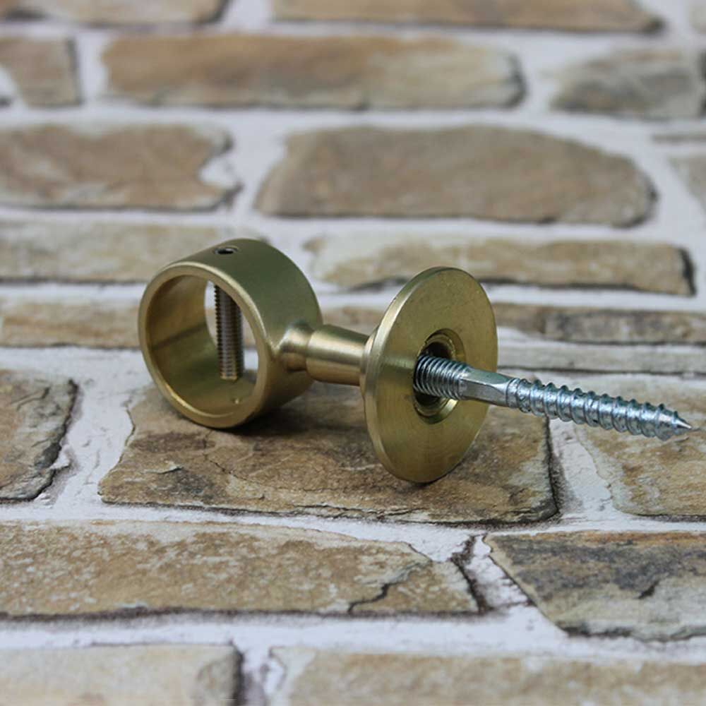 MitSchraube Seilträger - Messing matt für 30mm Handlaufseile | Hamburger Tauwerk Fabrik – Beste Qualität seit 1901. Jetzt online kaufen