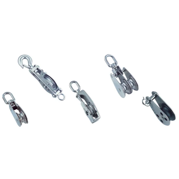 Edelstahl - Blöcke und Rollen | Hamburger Tauwerk Fabrik seit 1901 Edelstahl-Blöcke und Rollen