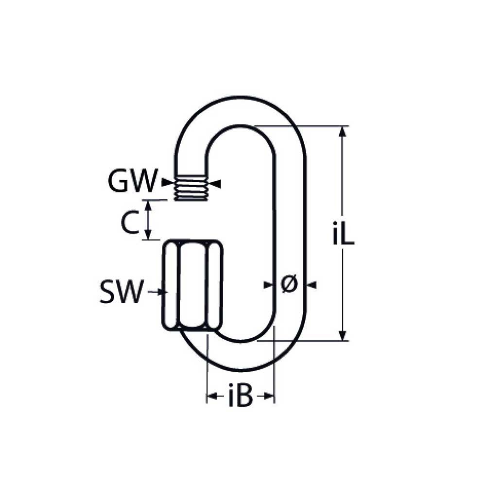 TZEdelstahlSchraubverbinder Schraubverbinder 2,5 - 14mm, Edelstahl A4 - AISI 316