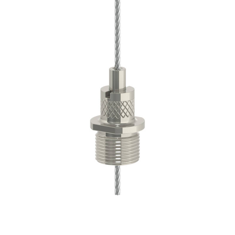Wire Rope Holder/Gripper Type 20 7 M13X1 for Pendulum Clip / Nickel-Plated Wire Rope Holder/Gripper Type 20 7 M13X1 for Pendulum Clip / Nickel-Plated