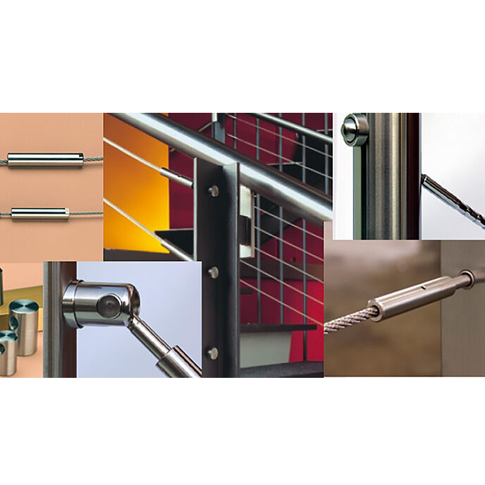 D-Terminal / D-Seilsystem - drehbar gelagert zur Selbstmontage D-Seilsystem zur Selbstmontage