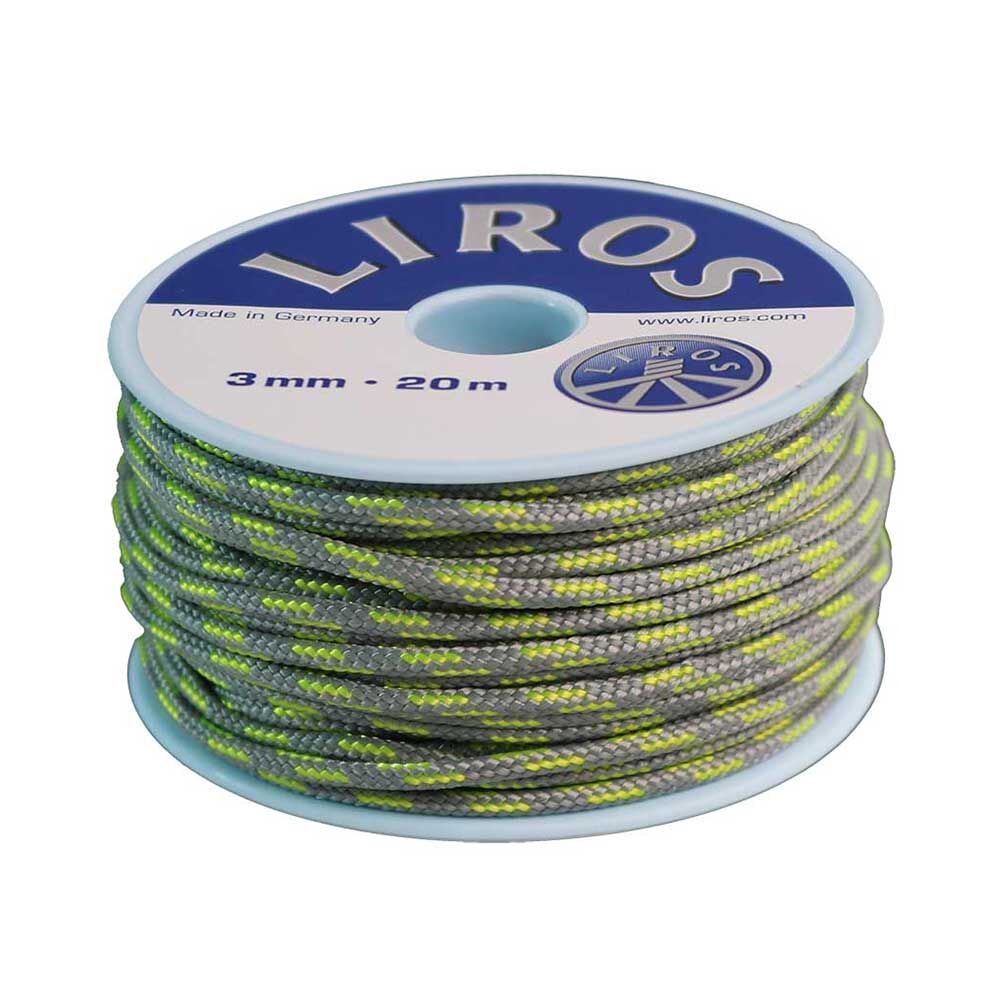 Trimmleine 3,0mm / Grau-Leuchtgelb / 20mtr Spule Trimmleine 3,0mm / Grau-Leuchtgelb / 20mtr Spule