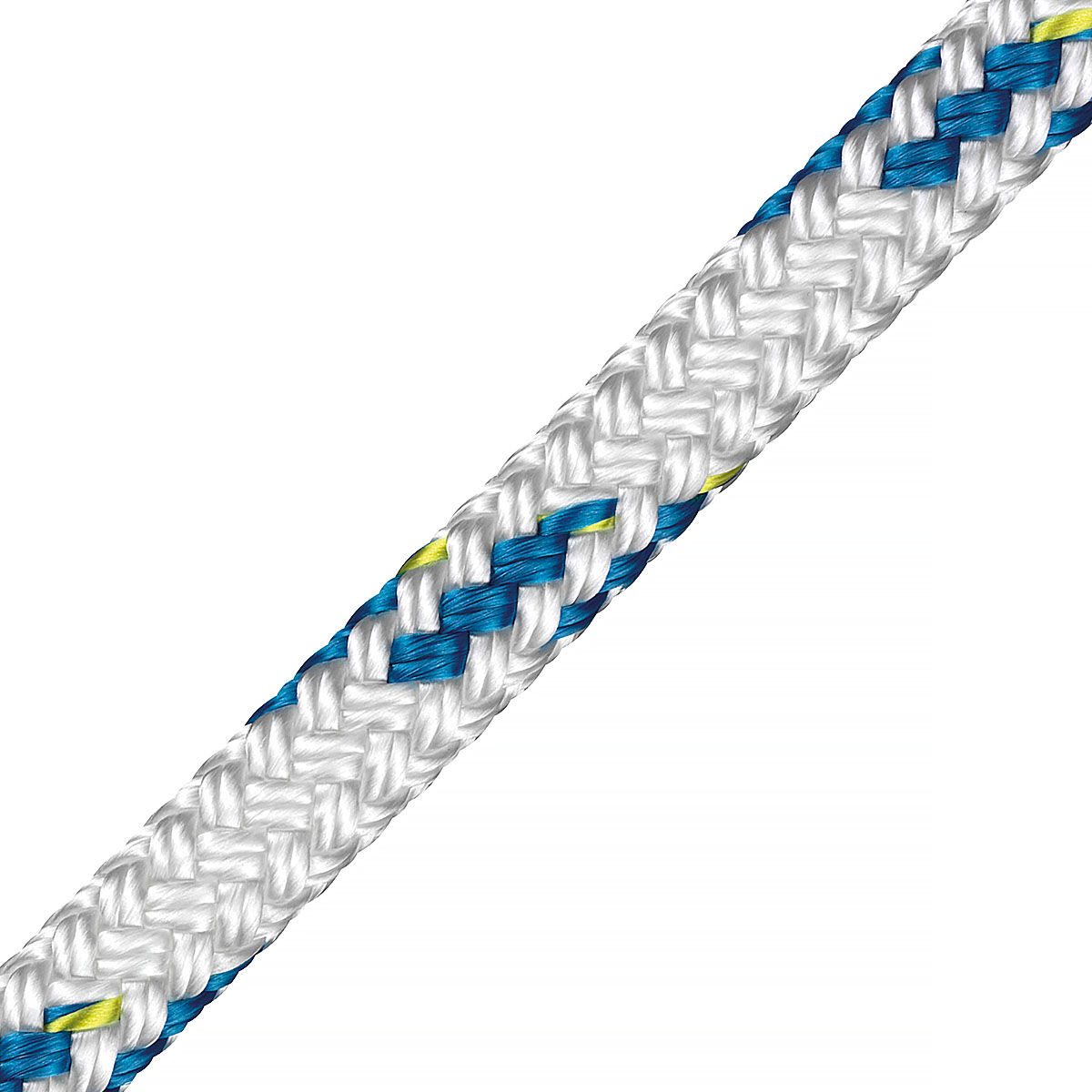 LIROS Top-Cruising Tauwerk 12mm / Bruchlast 3200daN / Weiß-Blau LIROS Top-Cruising Tauwerk 12mm / Bruchlast 3200daN / Weiß-Blau