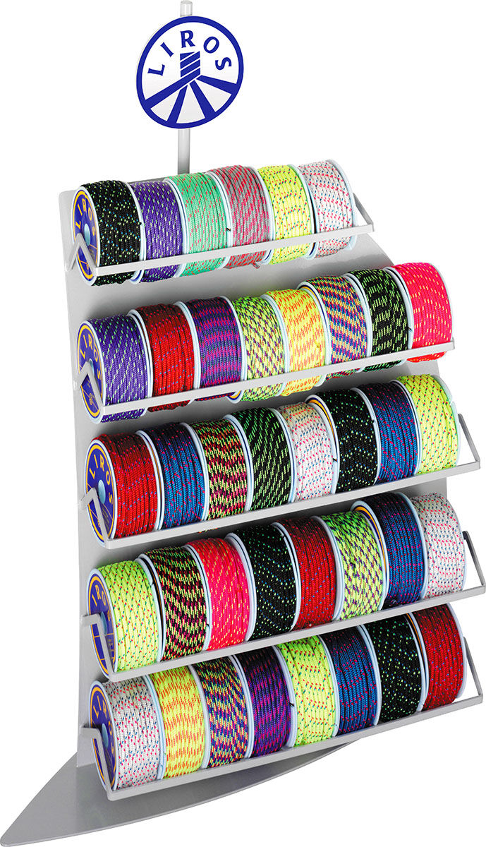 Trimmleine / 3mm Ø - je 20m Spulen, 16-fach geflochten, in vielen Neonfarben Trimmleine / 3mm Ø - je 20m Spulen, 16-fach geflochten, in vielen Neonfarben