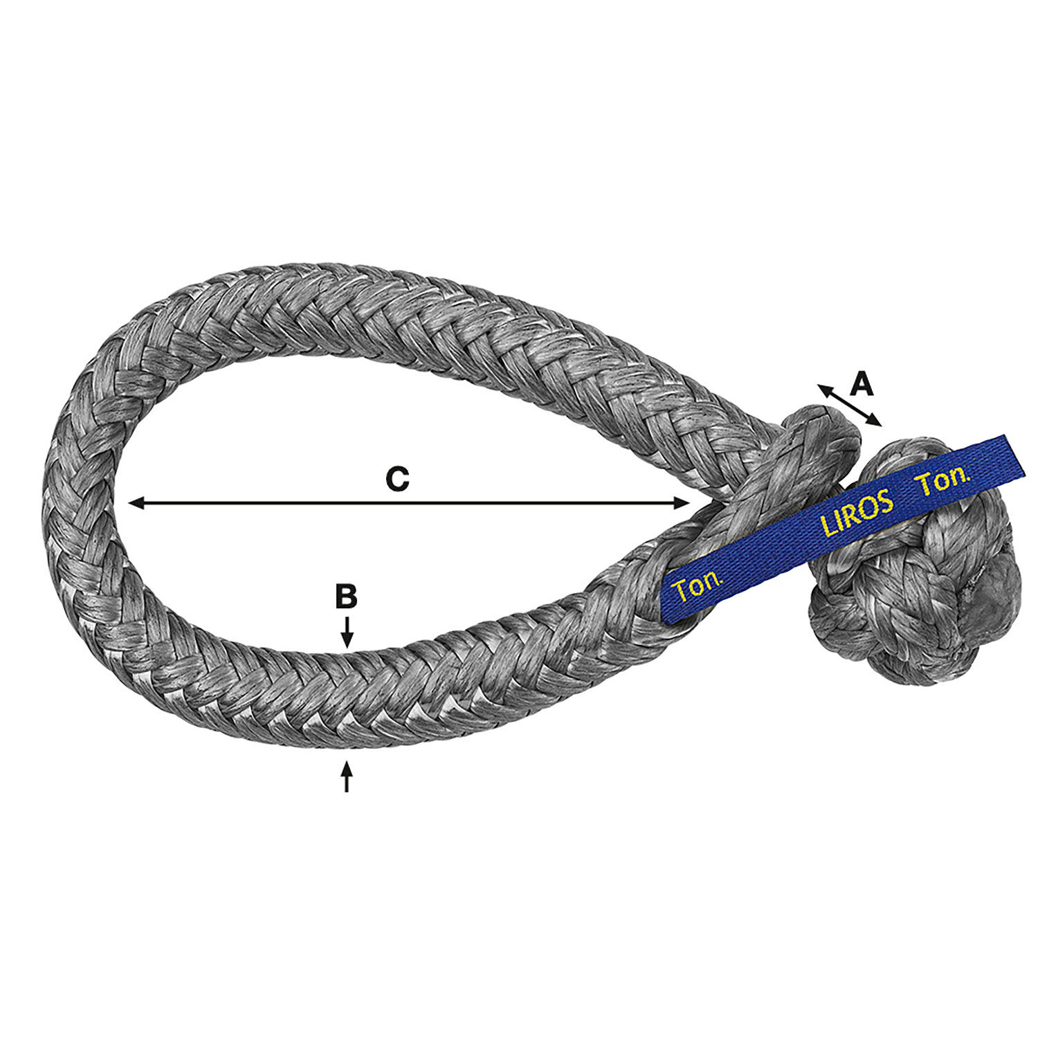 XTR Soft Schäkel / Bruchlast 8000daN / Carbongrau | Hamburger Tauwerk Fabrik – Beste Qualität seit 1901. Jetzt online kaufen