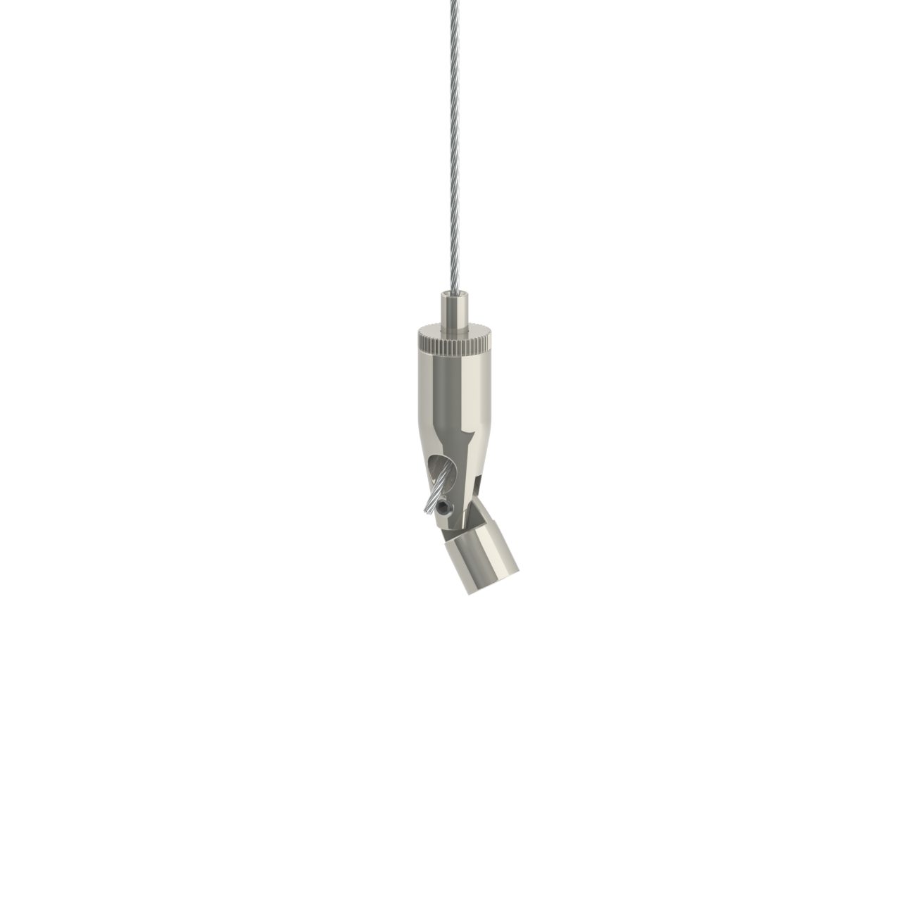 Drahtseilhalter/Gripper Typ12 SE mit Gelenk, M4I / vernickelt Drahtseilhalter/Gripper Typ12 SE mit Gelenk, M4I / vernickelt