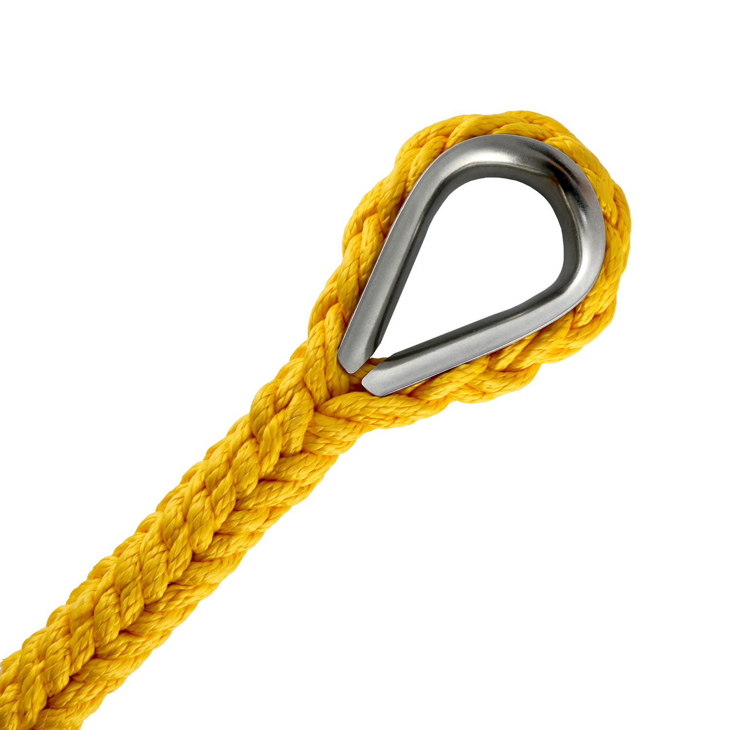 LIROS Squareline - PP Multifil, 8-fach quadratgeflochten 12,0mm ø, Bruchlast 2100daN / Gelb | Hamburger Tauwerk Fabrik – Beste Qualität seit 1901. Jetzt online kaufen