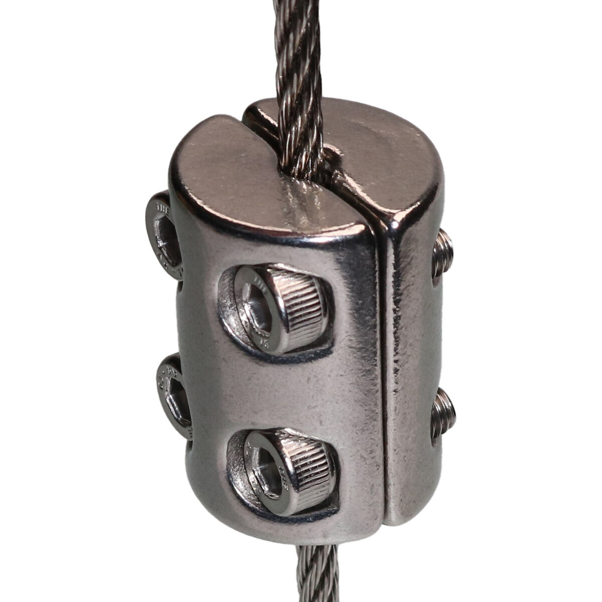 Edelstahl Klemmstopper "Heavy Duty" für 3-8mm Drahtseil Edelstahl Klemmstopper "Heavy Duty" für 3-8mm Drahtseil